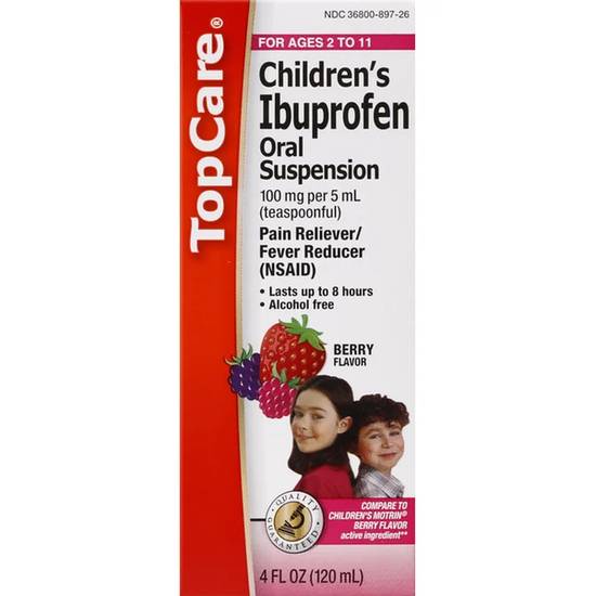 Top Care Ibuprofen Childrens Oral Suspension Berry Flavor