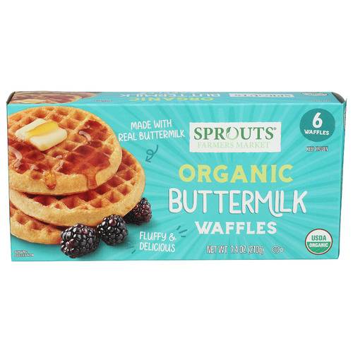 Sprouts Organic Buttermilk Waffles