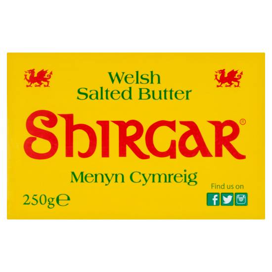 Shirgar Welsh Salted Butter 250g
