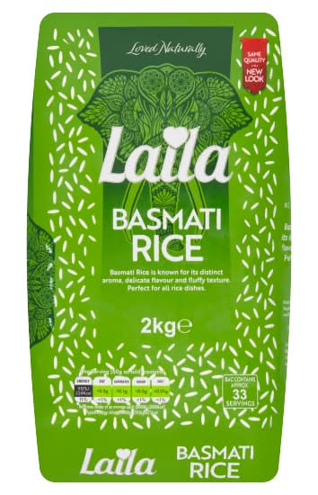 Laila Basmati, Rice (2kg)