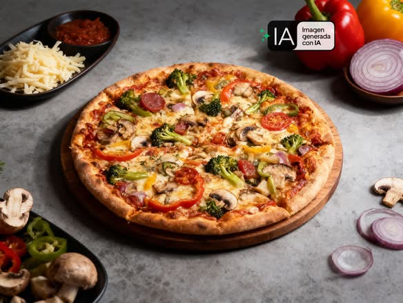 Pizza Mediana Vegetariana
