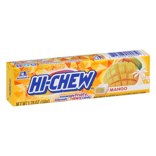 Hi-Chew Chewy Fruity Candy Mango Flavor (1.76 oz)