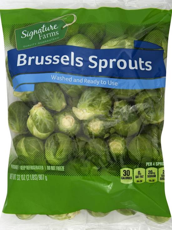 Order Signature Farms · Brussels Sprouts (32 oz) food online from Safeway store, Eureka on bringmethat.com