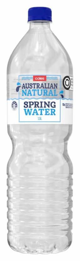 Coles Natural Spring Water (1.5L)