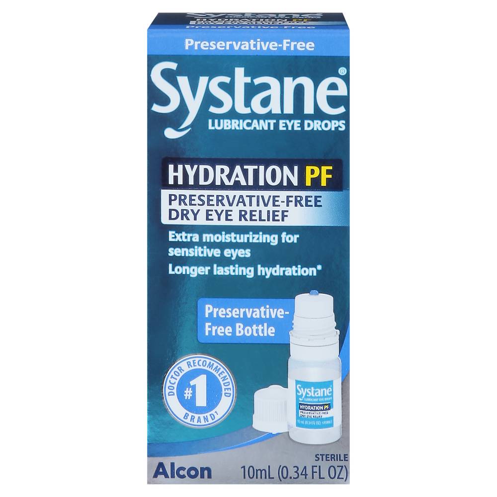 Systane Hydration Pf Lubricant Eye Drops (0.34 fl oz)