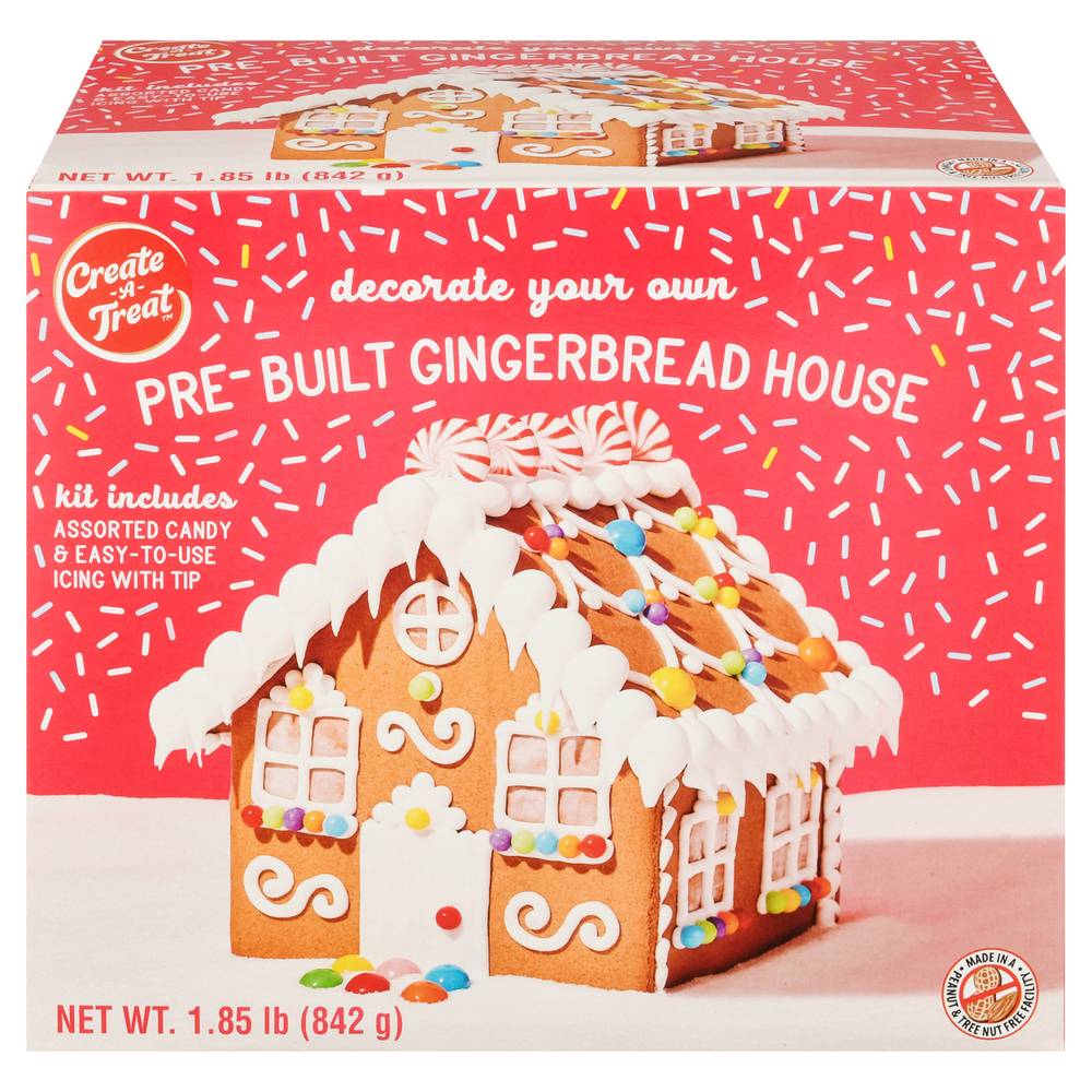 Create A Treat Pre-Built Gingerbread House (1.85 lbs)