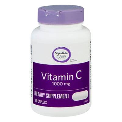 Signature Select Care Vitamin C 1000mg Dietary Supplement Tablets