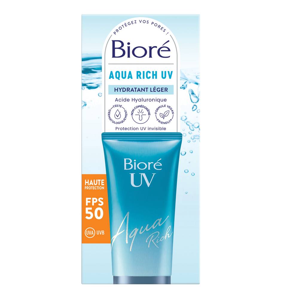 Bioré - Soin du visage hydratant léger aqua rich (50ml)