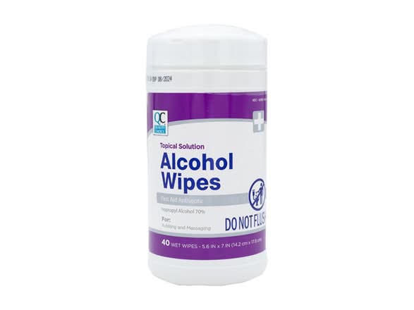Quality Choice Alcohol Wipes 40pk