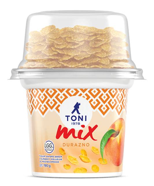 Toni Yogurt Mix Durazno 180 Ml