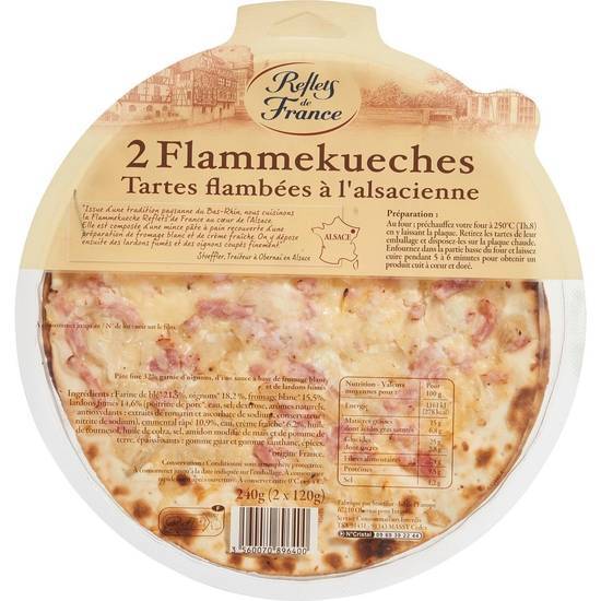 Reflets de France - Flammekueches tartes flambées à l'alsacienne