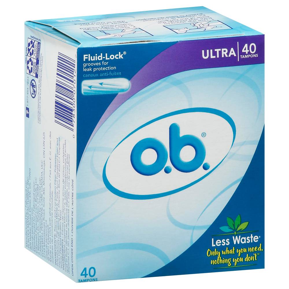 O.b. Ultra Tampons (40 ct)