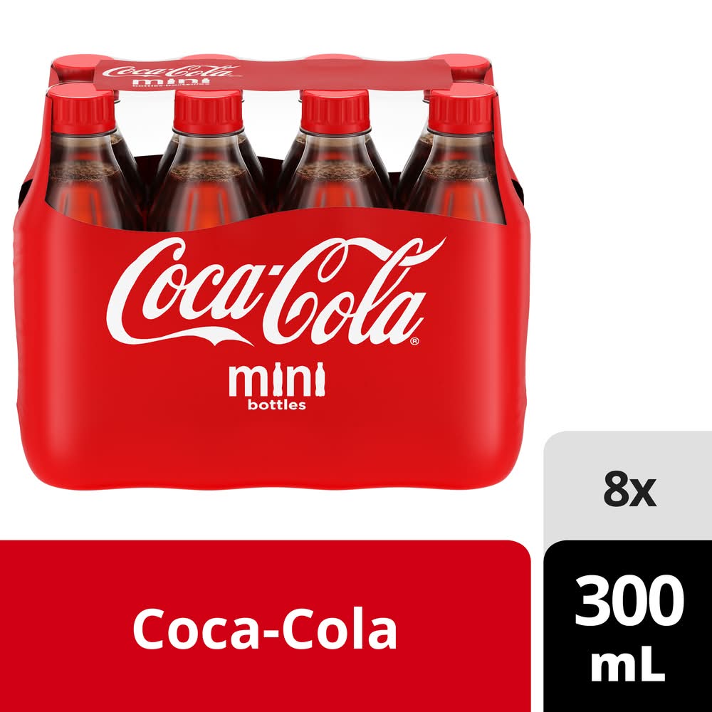 Coca-Cola Original Taste Mini Soda (8 x 300 ml)