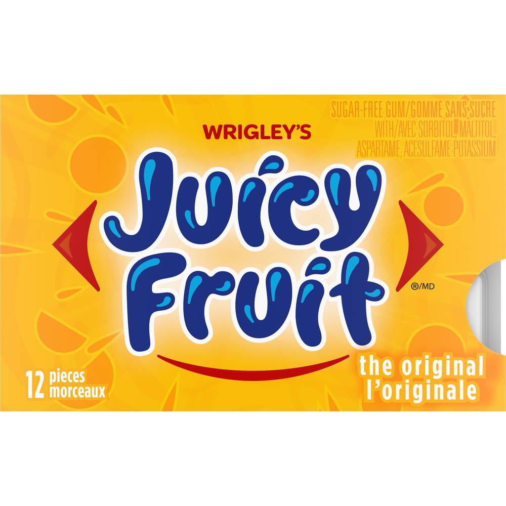 Juicy Fruit Sugar Free Gums (90 g)