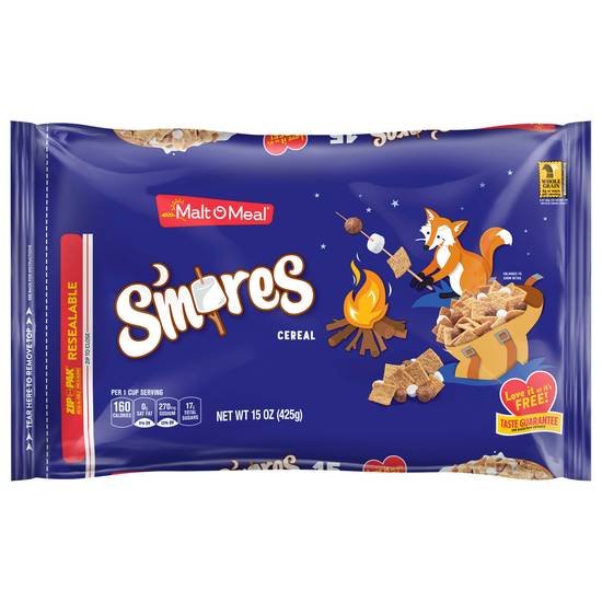Malt-O-Meal S'mores Cereal Regular Size (chocolate-graham-marshmallow)