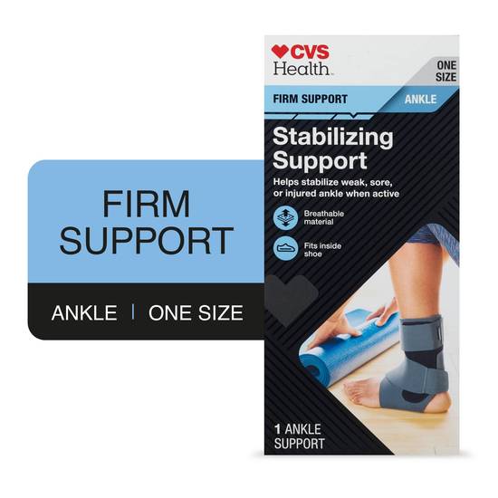 CVS Health Adjustable Stabilizing Ankle Support, One Size