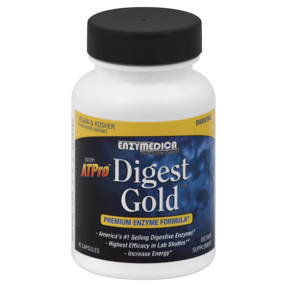 Enzymedica Digest Gold With Atpro Enzyme Formula Supplement (45 ct)