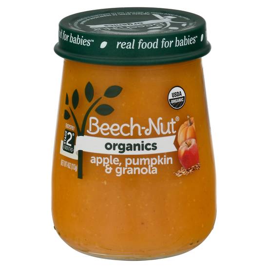 Beech-Nut Stage 2 Organics Apple, Pumpkin & Granola (4 oz)