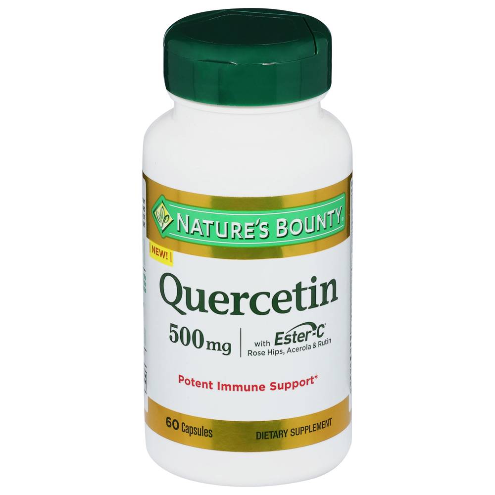 Nature's Bounty Quercetin 500 mg Potent Immune Support Capsules