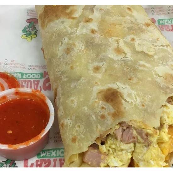Ham, Egg and Cheese  Burrito