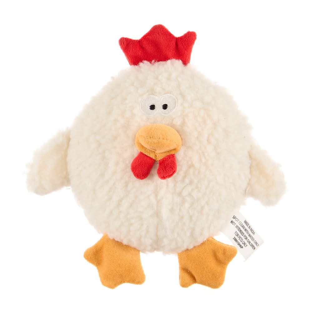 Forever Pals Squeaky Plush Hen Dog Toy