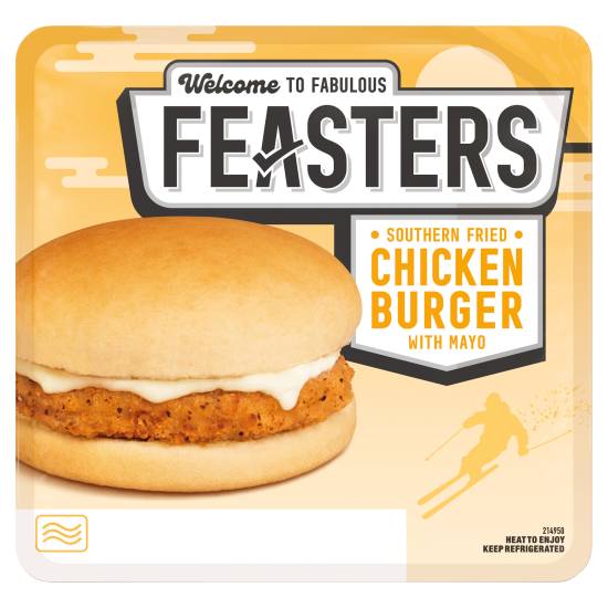 Feasters Southern Fried Chicken Burger (130g)