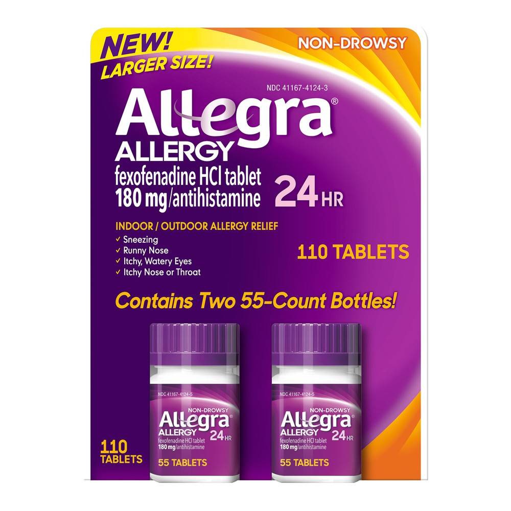 Allegra Allergy Tablets (4.16 oz, 2 ct)