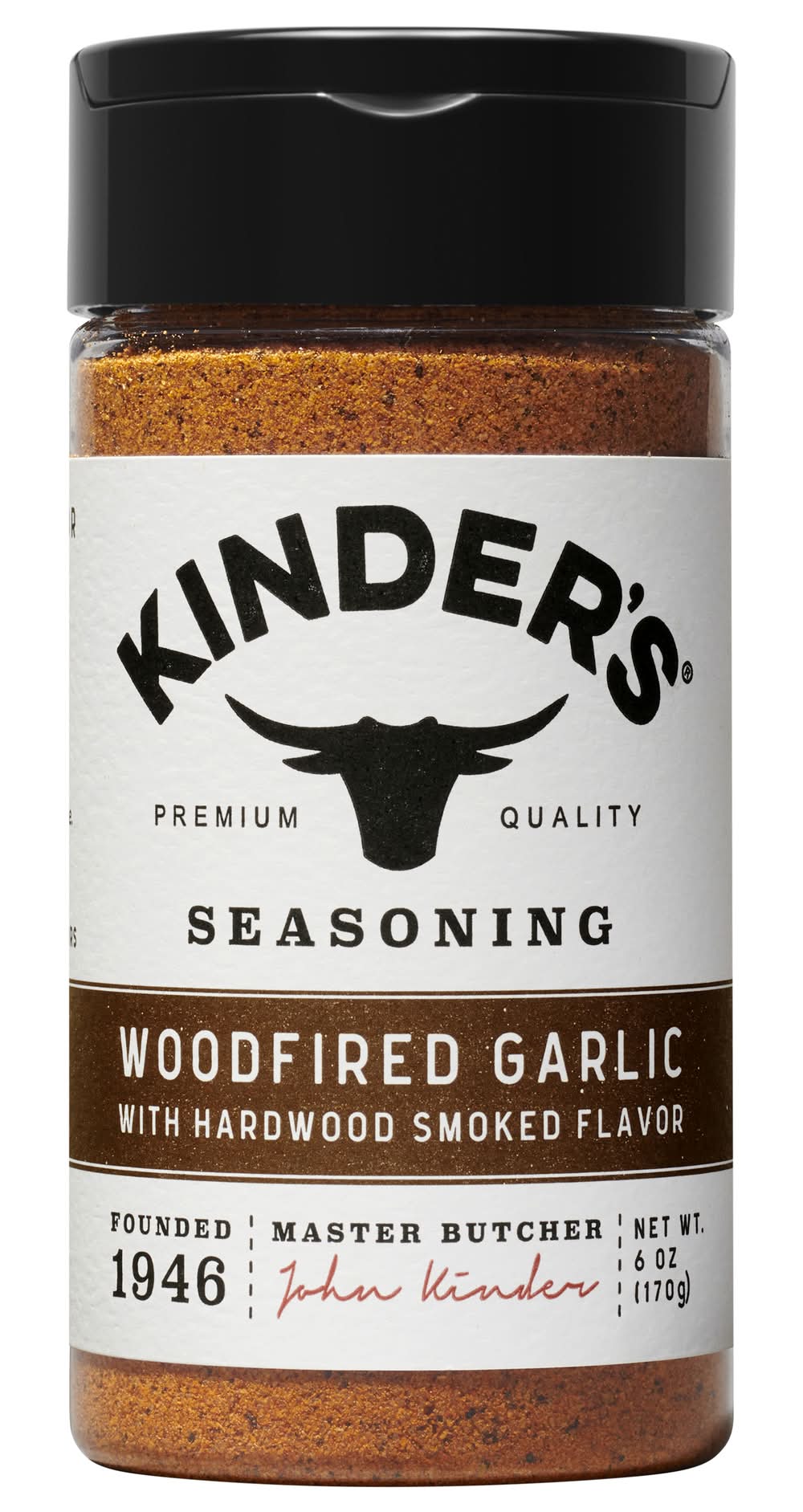 Kinder's Premium Quality Seasoning, Woodfired Garlic (6 oz)