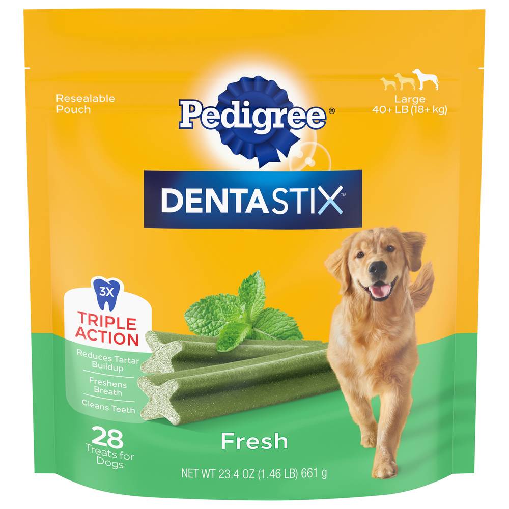 Pedigree Dentastix Fresh Large Treats For Dogs (28 ct)