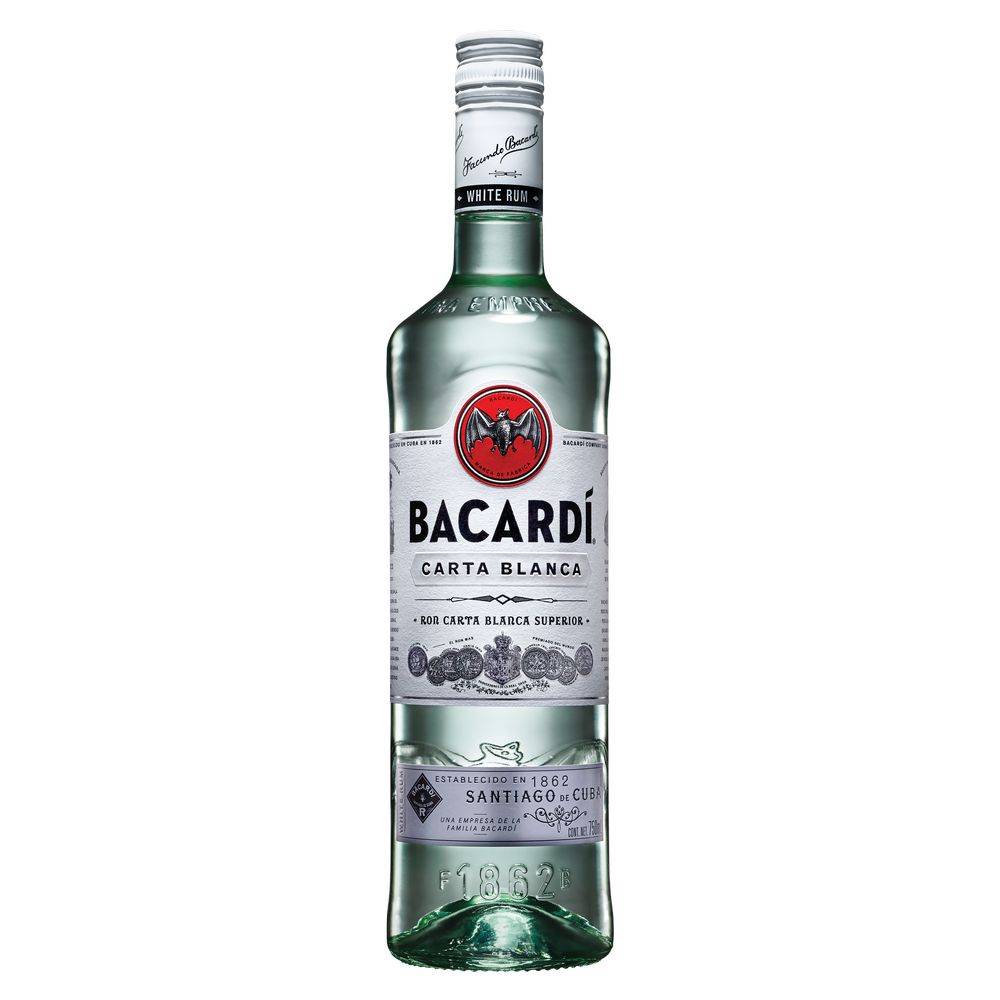 Bacardí · Ron carta blanca superior (750 ml)