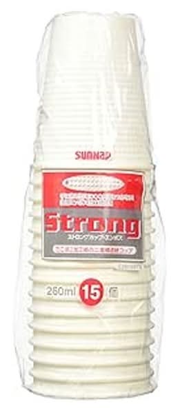 サンナップ　ストロングカップ　エンボス　260ml　15個入　J-440
