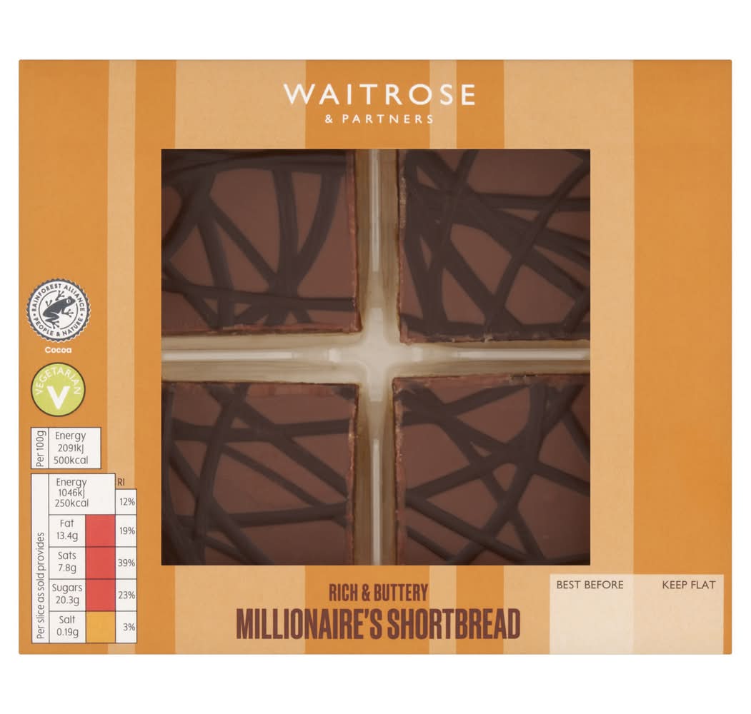 WR MILLIONAIRE SHORTBREADS 4PK