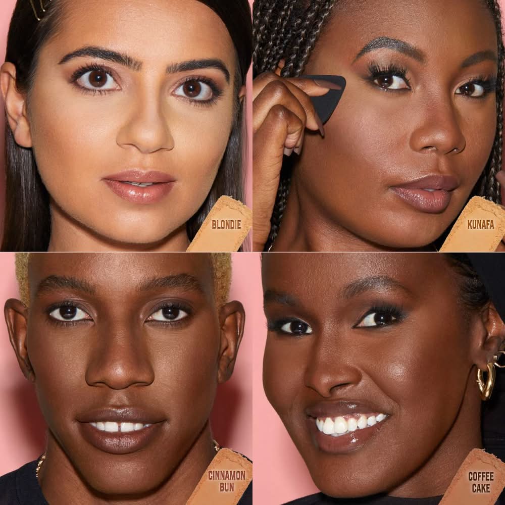 Huda Beauty Easy Bake and Snatch Pressed Talc Free Brightening and