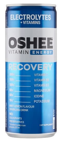 Oshee Mint-Lemon, Vitamin Energy Recovery Drink (250ml)