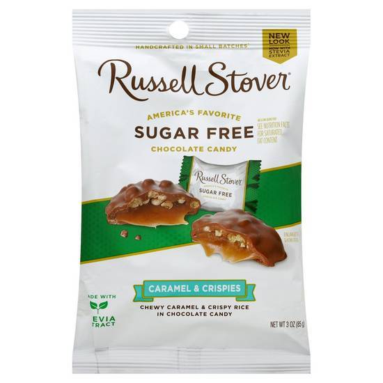 Russell Stover Caramel & Crispies Sugar Free Chocolate (3 oz)