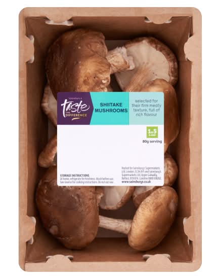 Sainsbury's Taste the Difference Shiitake Mushrooms