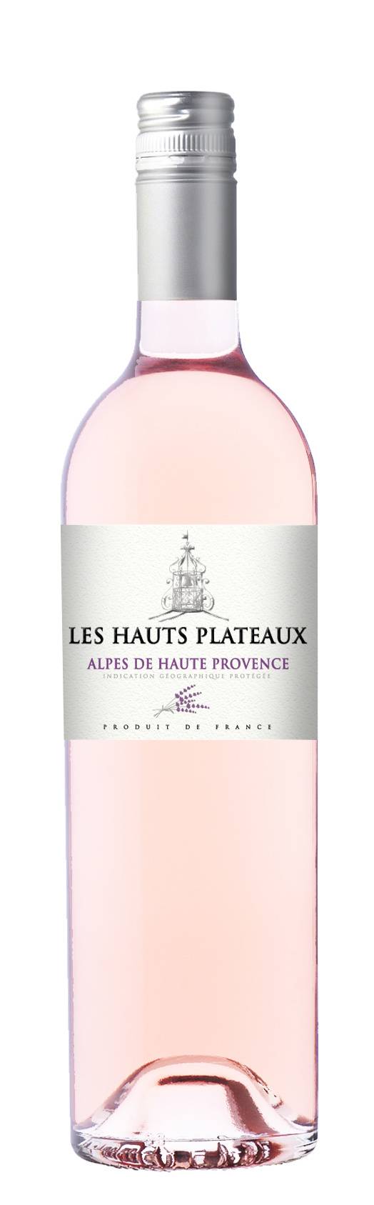 Les Hauts Plateaux - Alpes de haute provence vin rosé igp (750ml)