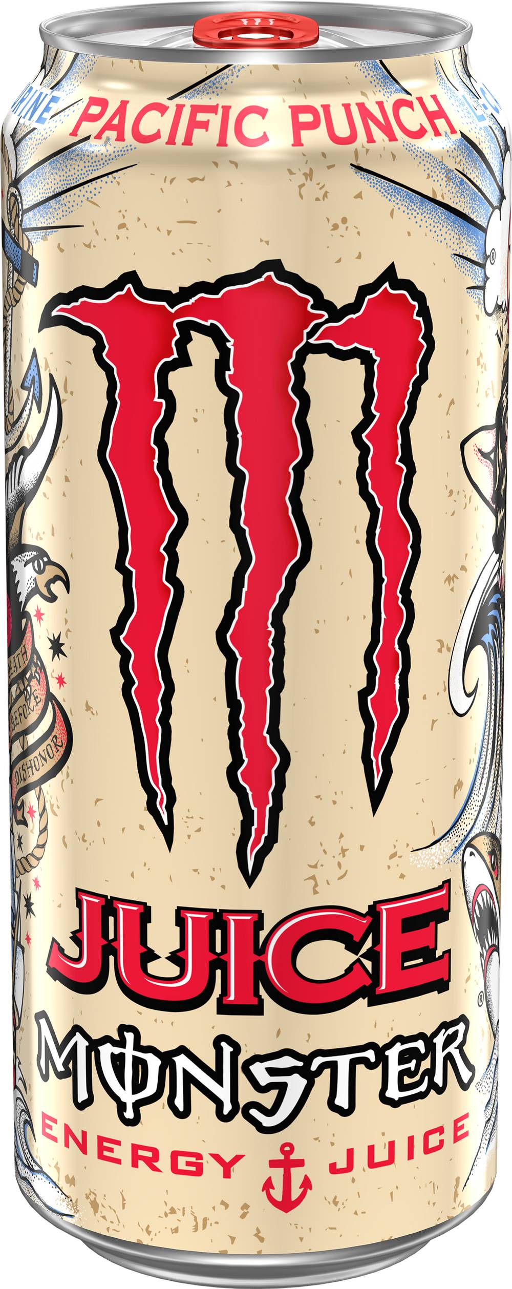Monster Energy Juice Energy Drink, Pacific Punch (24 x 16 fl oz)