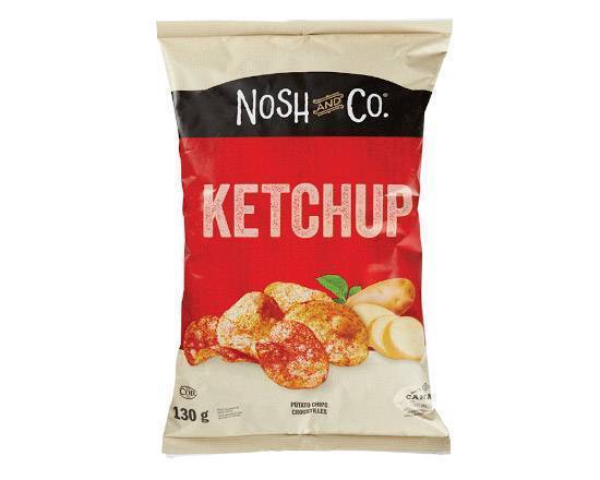 NOSH & CO POTATO CHIPS KETCHUP 130 GR