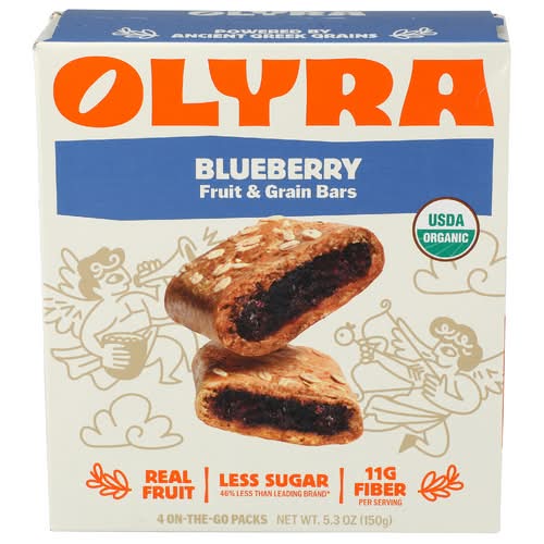Olyra Foods Inc Organic Blueberry Filled Breakfast Biscuits 4 Pack
