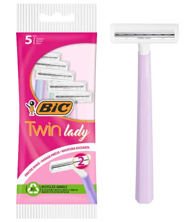 BiC Twin Lady Sensitive Disposable Razors (5 pack)