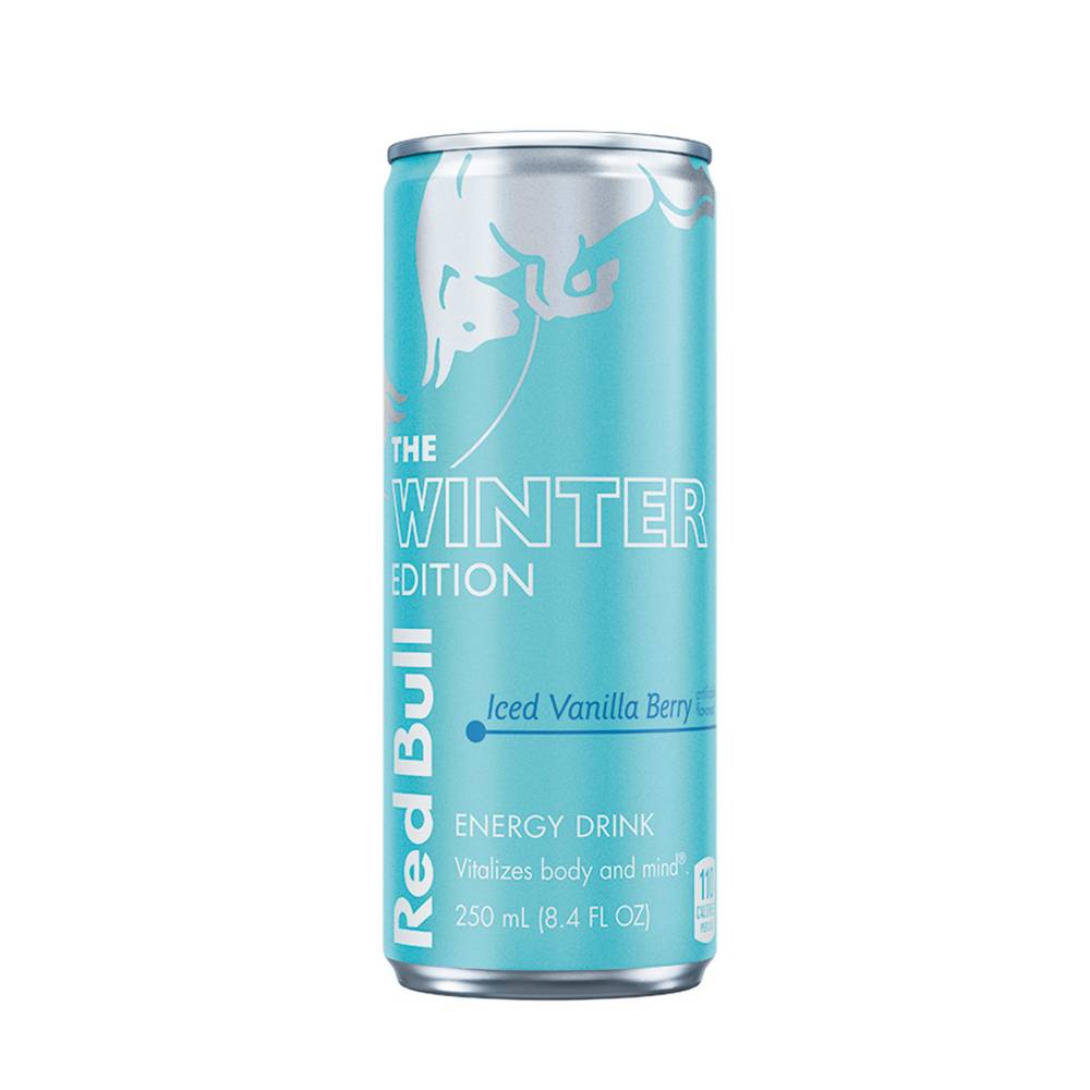 Red Bull The Winter Edition Energy Drink, Iced Vanilla Berry (8.4 fl oz)