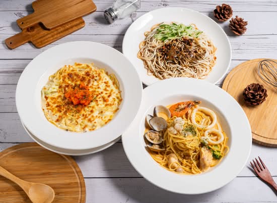 夜光風 晚餐宵夜 義大利麵 燉飯