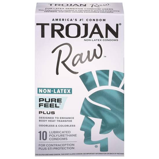 Trojan Raw Pure Feel Non-Latex Condoms