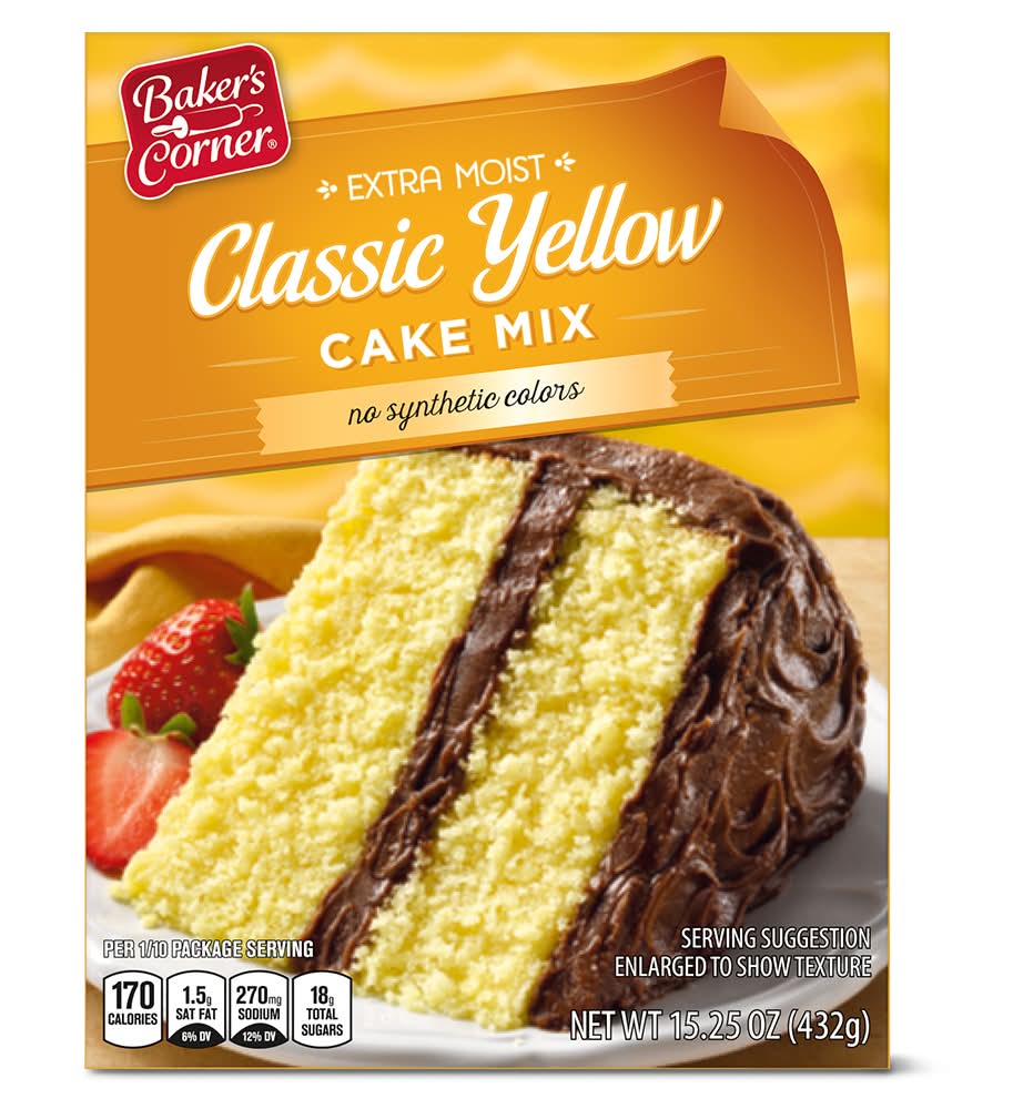 Baker's Corner Extra Moist Classic Yellow Cake Mix (15.25 oz)