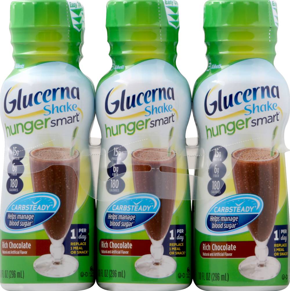 Glucerna Hunger Smart Classic Chocolate Shake (6 ct, 10 fl oz)