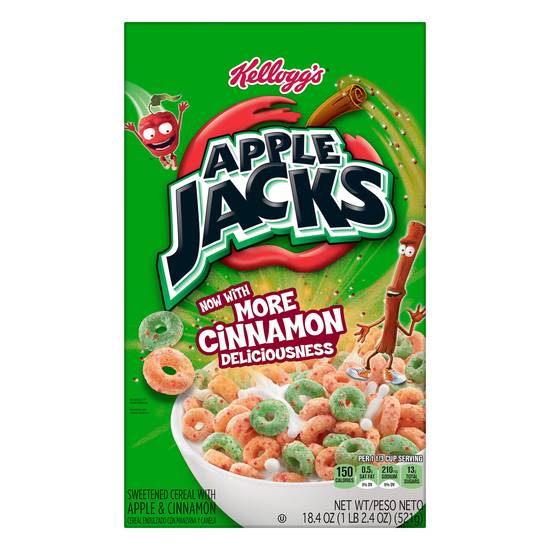 Kellogg's Apple Jacks Cinnamon Cereal