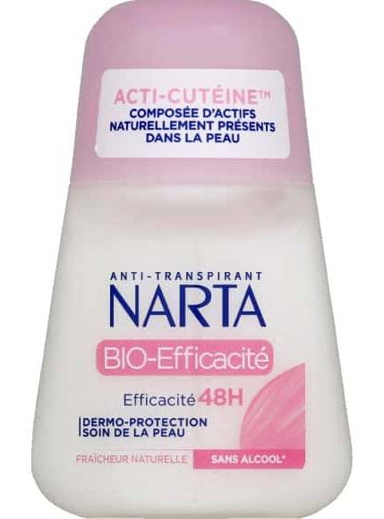 Narta - Déodorant bio efficacité acti-cutéine 48h (50ml)