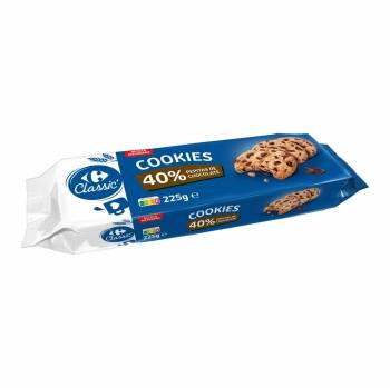 Cookies con pepitas de chocolate Carrefour Classic 225 g.