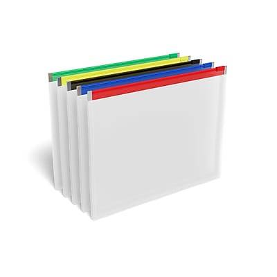 Staples Poly File Pocket (letter size/assorted)
